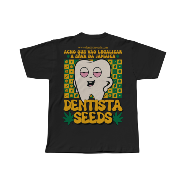 T-Shirt Dentista Seeds - Preta